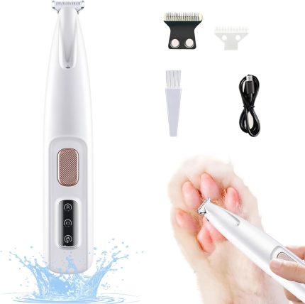 Paw Trim Pro Pfotentrimmer – Schmerzfreie und schnelle Pfotenpflege für Hunde, Extra leise mit LED-Licht